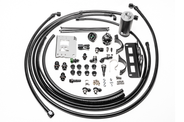 Radium Engineering — Radium Engineering 08-15 Cadillac CTS-V Fuel Hanger Plumbing Kit - Stainless Filter - view 3
